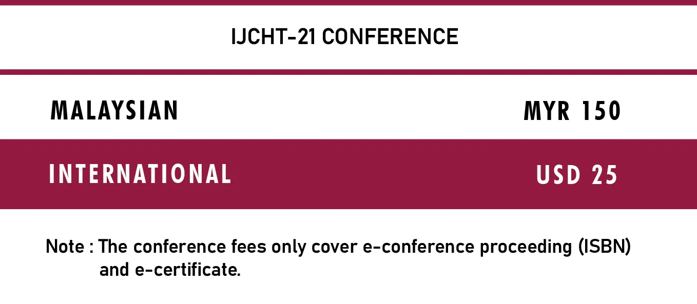 The International Joint Conference on Hospitality & Tourism 2021 (IJCHT-21)