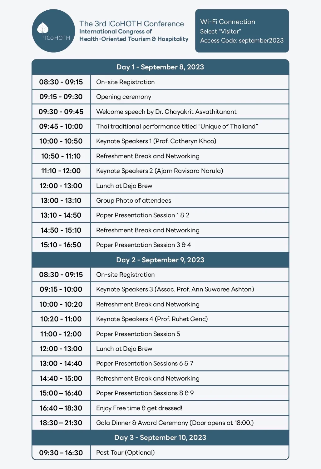 ขอเชิญท่านที่สนใจเข้าร่วมรับฟังการบรรยายในงานประชุมวิชาการ The 3rd ICoHOTH Conference
