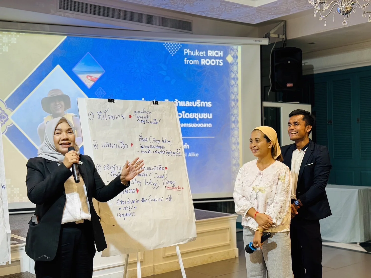 ผู้ช่วยศาสตราจารย์ ดร.ไพฑูรย์ มนต์พานทอง คณบดีคณะการจัดการการท่องเที่ยว นิด้า เป็นวิทยากรบรรยายหัวข้อการพัฒนาสินค้าและบริการด้านการท่องเที่ยวโดยชุมชนให้สอดคล้องกับความต้องการของตลาด ร่วมกับ คุณสมศักดิ์ บุญคำ หรือคุณไผ ผู้ก่อตั้งและ CEO บริษัท Local Alike