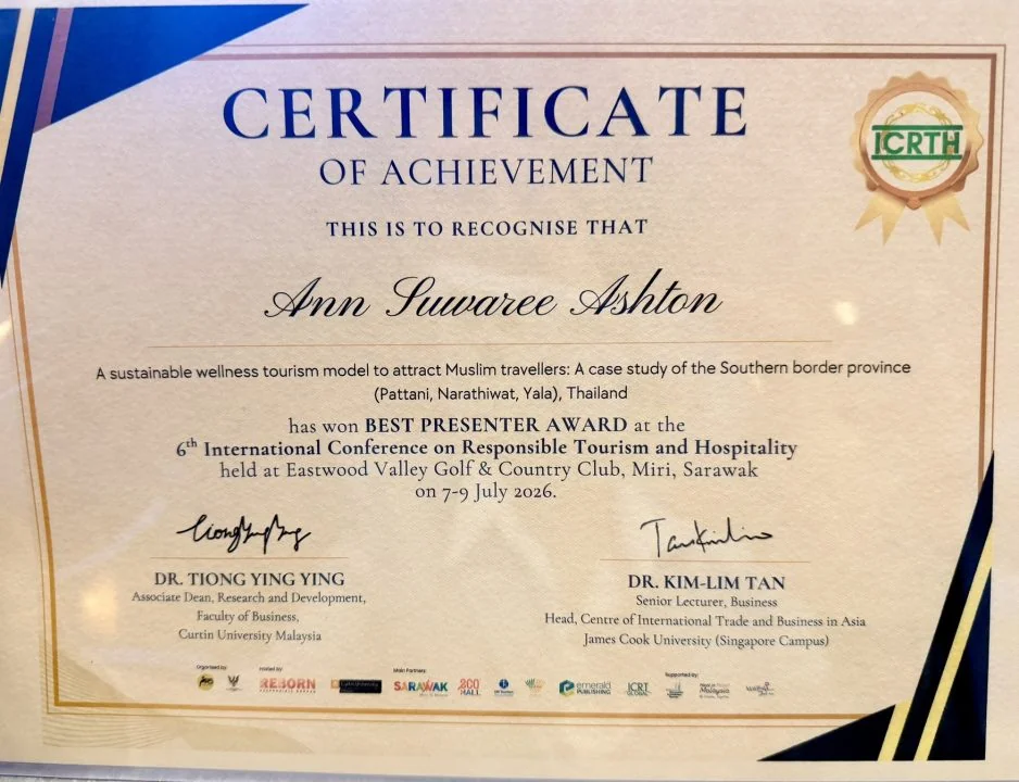 รองศาสตราจารย์ ดร.สุวารี นามวงค์ รับ 2 รางวัลจากเวที ICRTH 2026